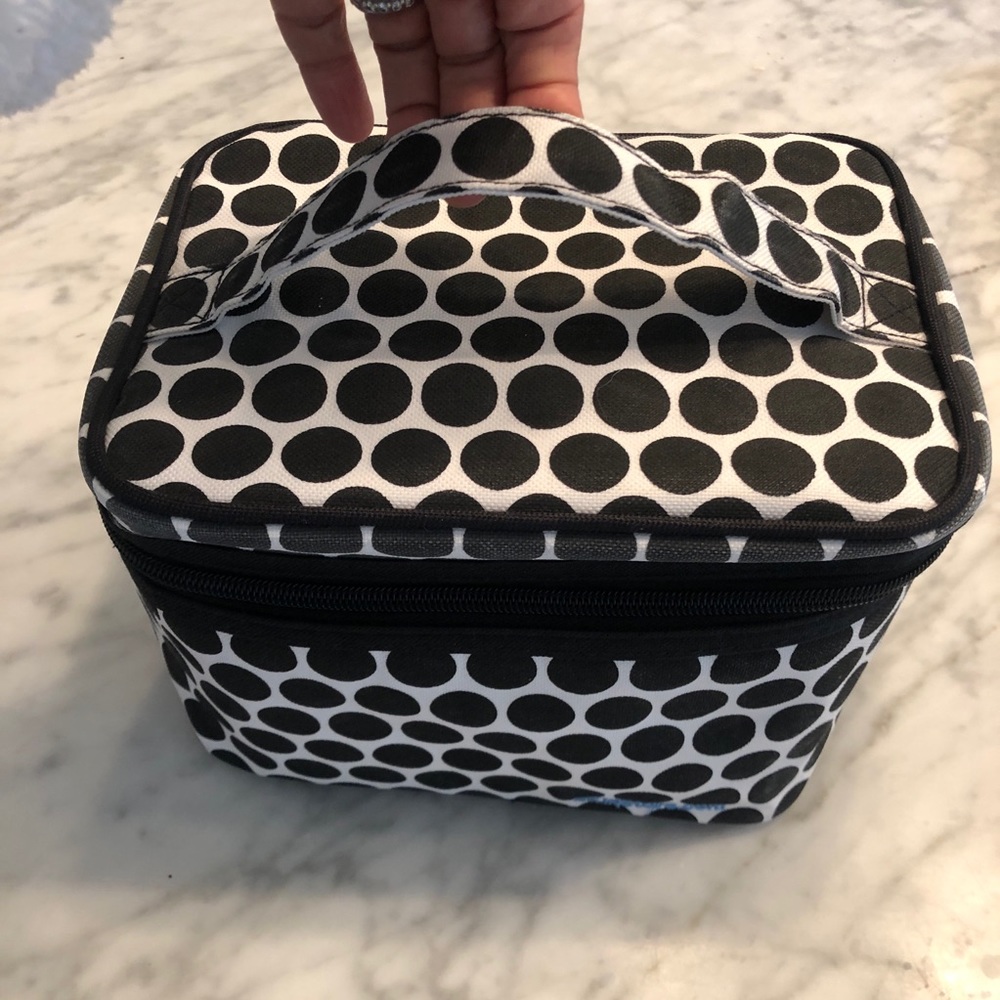 NEW SkinStore Polka Dot Toiletry Case